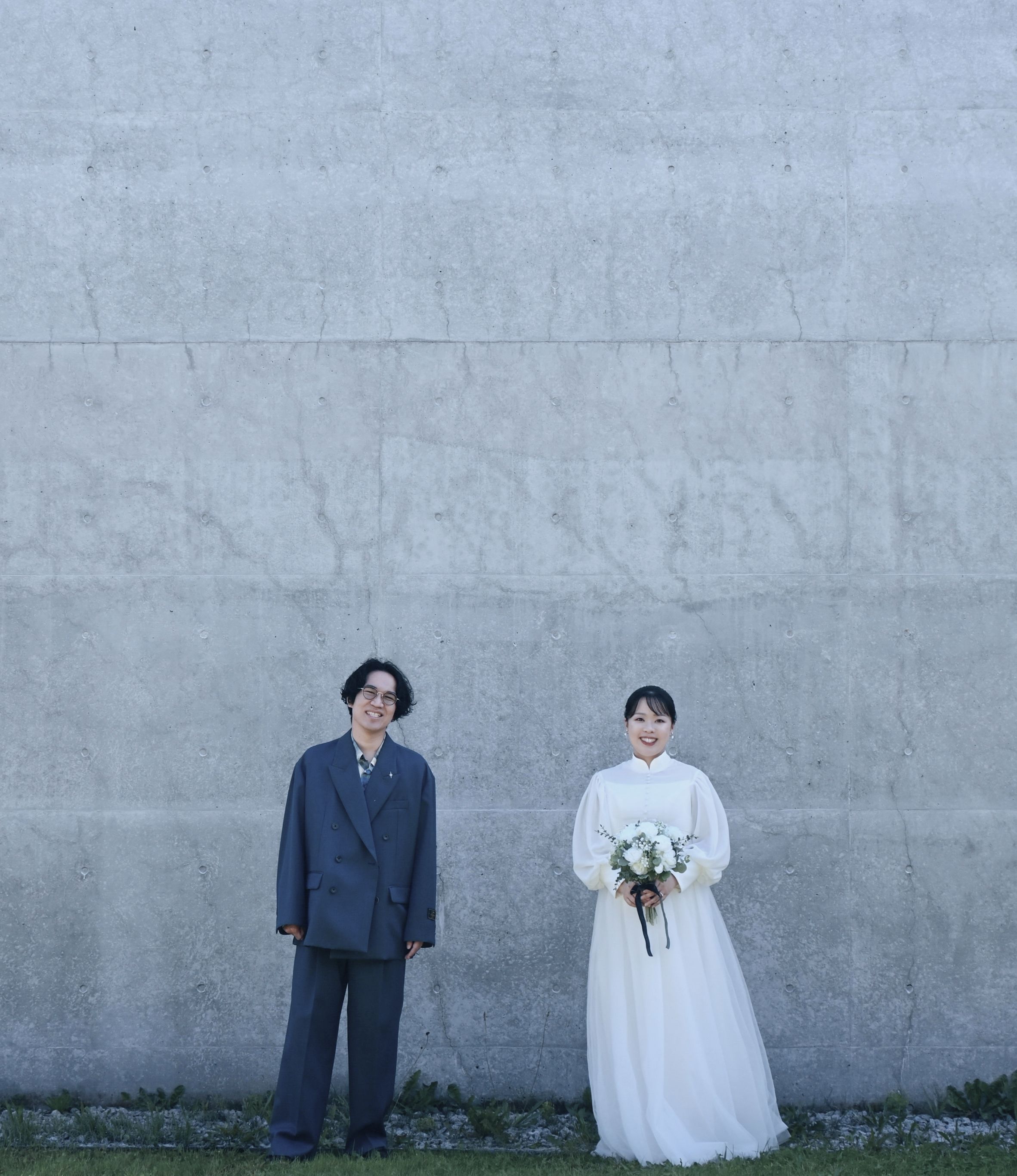 新郎新婦のポートレート